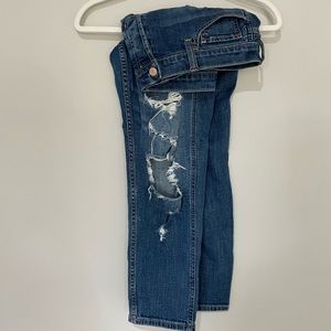 low rise boyfriend jean